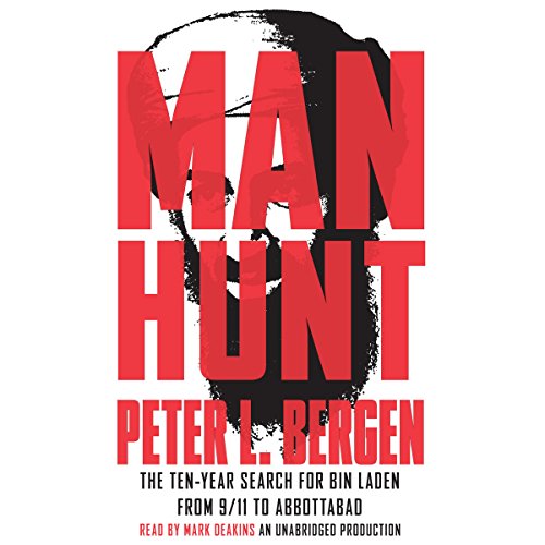 Manhunt Audiolibro Por Peter L. Bergen arte de portada