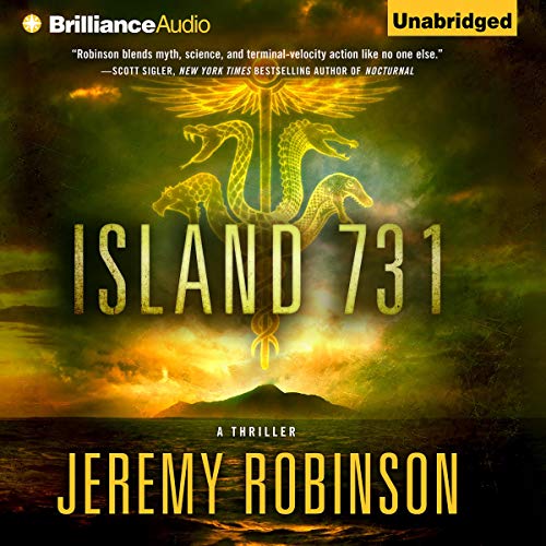 Island 731 Audiolibro Por Jeremy Robinson arte de portada