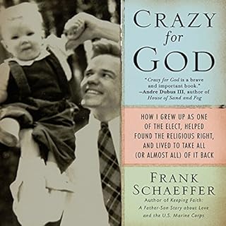 Crazy for God Audiolibro Por Frank Schaeffer arte de portada