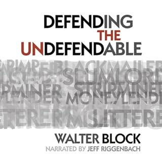 Defending the Undefendable Audiolibro Por Walter Block arte de portada