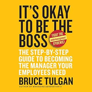 It's Okay to Be the Boss Audiolibro Por Bruce Tulgan arte de portada