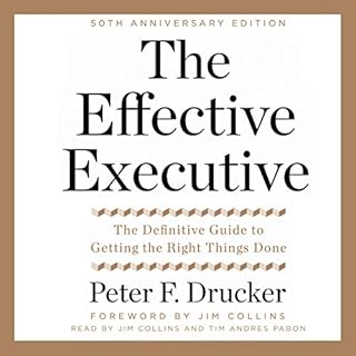 The Effective Executive Audiobook By Peter F. Drucker cover art