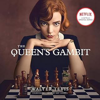 The Queen's Gambit Audiolibro Por Walter Tevis arte de portada