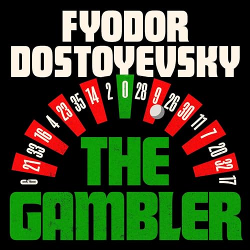 The Gambler Audiolivro Por Fyodor Dostoyevsky capa