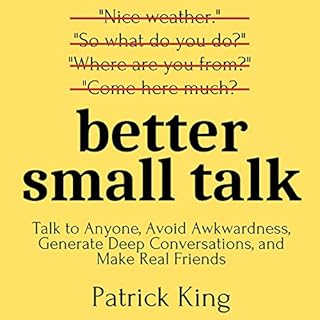 Better Small Talk Audiolibro Por Patrick King arte de portada