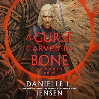 A Curse Carved in Bone Audiolibro Por Danielle L. Jensen arte de portada