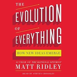 The Evolution of Everything Audiolibro Por Matt Ridley arte de portada