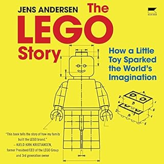 The LEGO Story Audiolibro Por Jens Andersen arte de portada