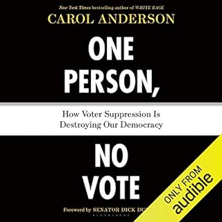 One Person, No Vote Audiobook By Carol Anderson cover art