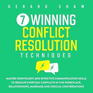 7 Winning Conflict Resolution Techniques Audiolibro Por Gerard Shaw arte de portada