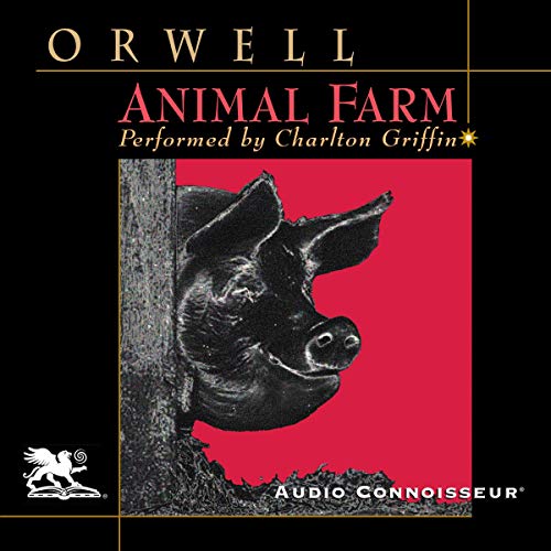 Diseño de la portada del título Animal Farm