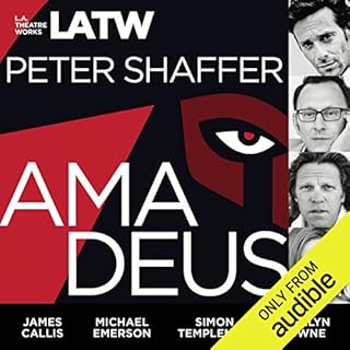 Amadeus Audiolibro Por Peter Shaffer arte de portada