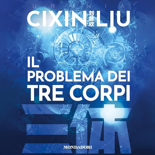 Diseño de la portada del título Il problema dei tre corpi