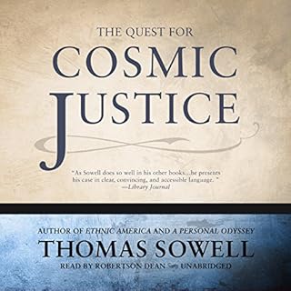 The Quest for Cosmic Justice Audiolibro Por Thomas Sowell arte de portada