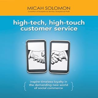 High-Tech, High-Touch Customer Service Audiolibro Por Micah Solomon arte de portada