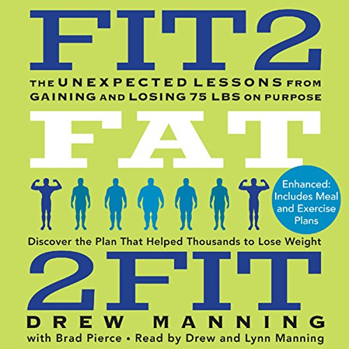 Fit2Fat2Fit Audiolibro Por Drew Manning arte de portada