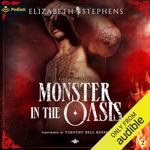 Monster in the Oasis Audiolibro Por Elizabeth Stephens arte de portada