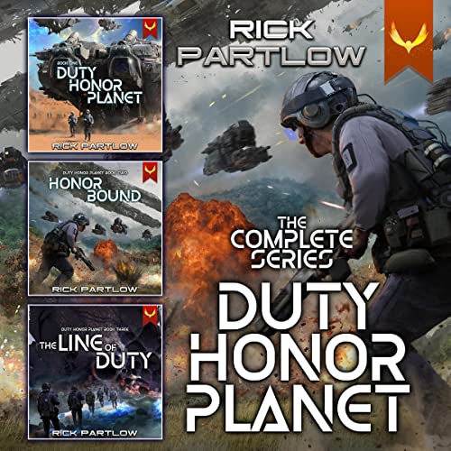 Duty, Honor, Planet Audiolibro Por Rick Partlow arte de portada