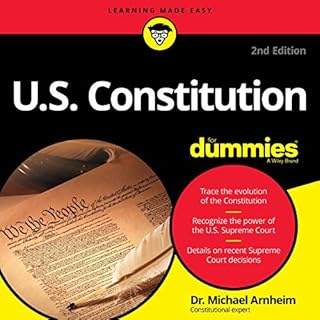 U.S. Constitution for Dummies Audiobook By Dr. Michael Arnheim cover art