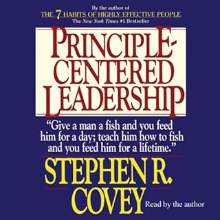 Principle-Centered Leadership Audiolibro Por Stephen R. Covey arte de portada