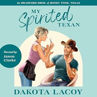 My Spirited Texan Audiolibro Por Dakota Lacoy arte de portada