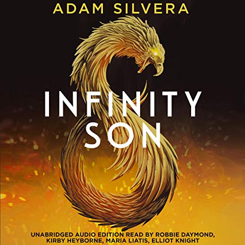 Infinity Son Audiolibro Por Adam Silvera arte de portada