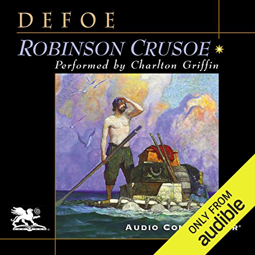 Robinson Crusoe Audiolibro Por Daniel Defoe arte de portada