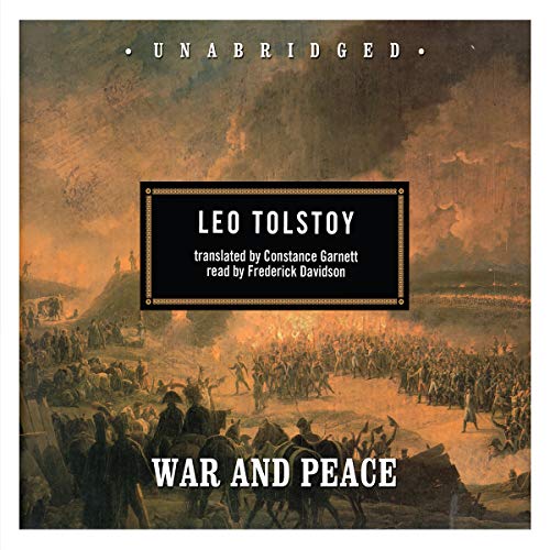 War and Peace Audiolibro Por Leo Tolstoy arte de portada