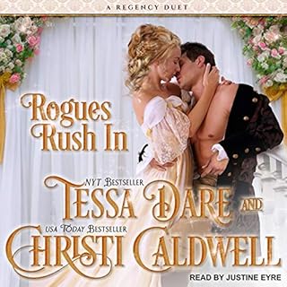 Rogues Rush In Audiobook By Tessa Dare, Christi Caldwell cover art