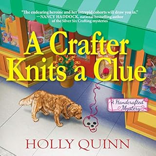 A Crafter Knits a Clue Audiobook By Holly Quinn cover art