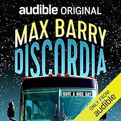 Discordia Audiolibro Por Max Barry arte de portada