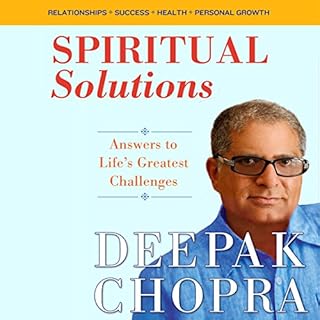 Spiritual Solutions Audiolibro Por Deepak Chopra arte de portada