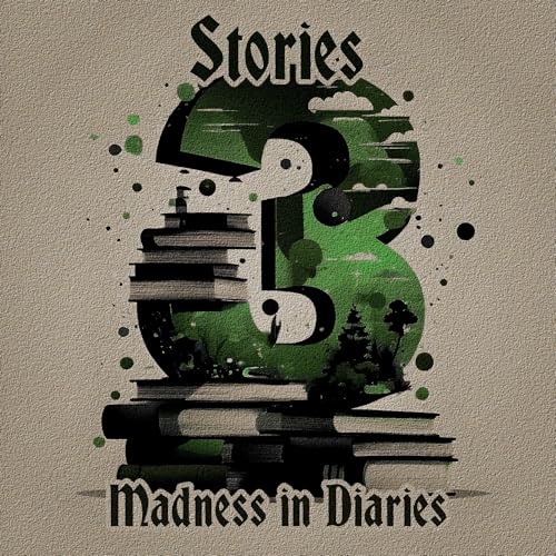 3 Stories - Madness in Diaries Audiolivro Por Nikolai Gogol, Barry Pain, Leo Tolstoy capa