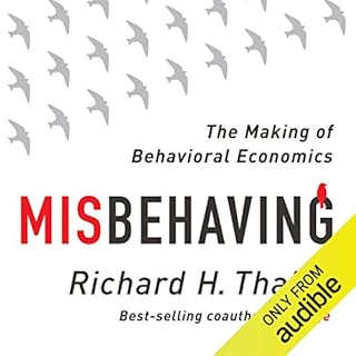 Misbehaving Audiolibro Por Richard H. Thaler arte de portada