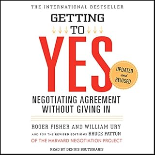 Getting to Yes Audiolibro Por Roger Fisher, William Ury arte de portada