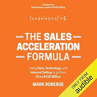 The Sales Acceleration Formula Audiolibro Por Mark Roberge arte de portada