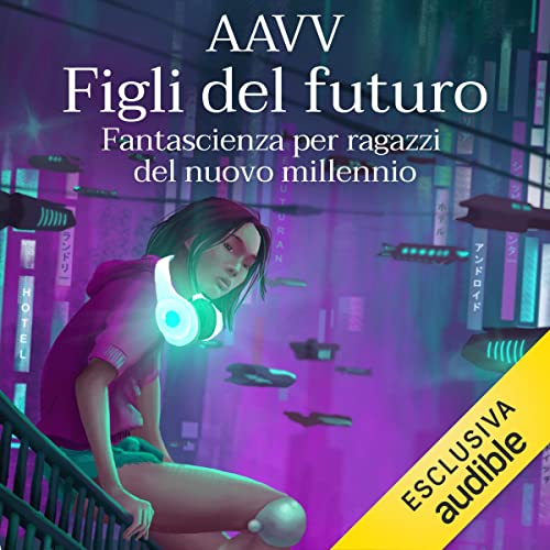 Diseño de la portada del título Figli del futuro