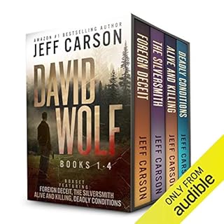 The David Wolf Mystery Thriller Series: Books 1-4 Audiobook By Jeff Carson cover art