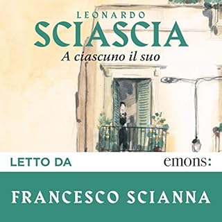 A ciascuno il suo Audiolibro Por Leonardo Sciascia arte de portada