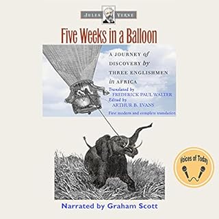 Five Weeks in a Balloon Audiobook By Jules Verne, Frederick Paul Walter - translator cover art