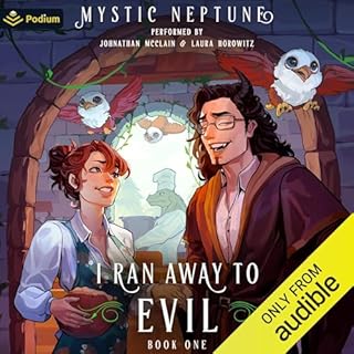 I Ran Away to Evil: A Cozy LitRPG Rom-Com Audiolibro Por Mystic Neptune arte de portada