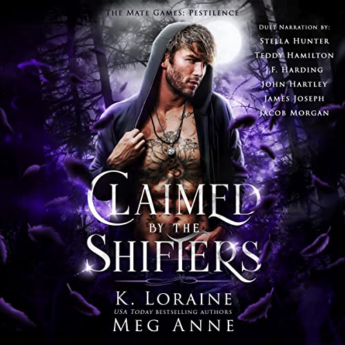 Claimed by the Shifters Audiobook By Meg Anne, K. Loraine cover art