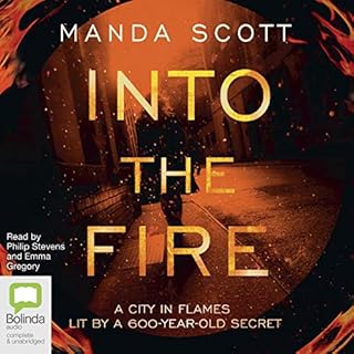 Into the Fire Audiolibro Por Manda Scott arte de portada