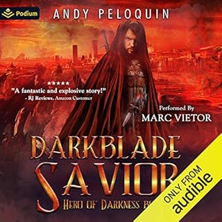 Darkblade Savior Audiolibro Por Andy Peloquin arte de portada