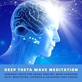 Deep Theta Wave Meditation Audiolibro Por Yella A. Deeken arte de portada