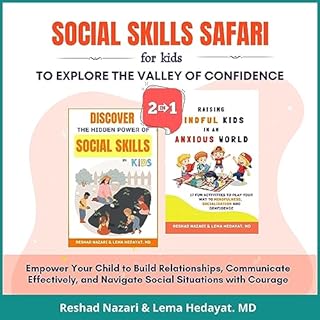 Social Skills Safari for Kids to Explore the Valley of Confidence (2-in-1 Collection) Audiobook By Reshad Nazari, Lema Hedaya