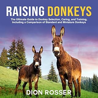 Raising Donkeys Audiolibro Por Dion Rosser arte de portada