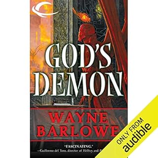 God’s Demon Audiolibro Por Wayne Barlowe arte de portada