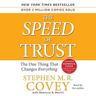 The Speed of Trust Audiobook By Stephen M. R. Covey cover art