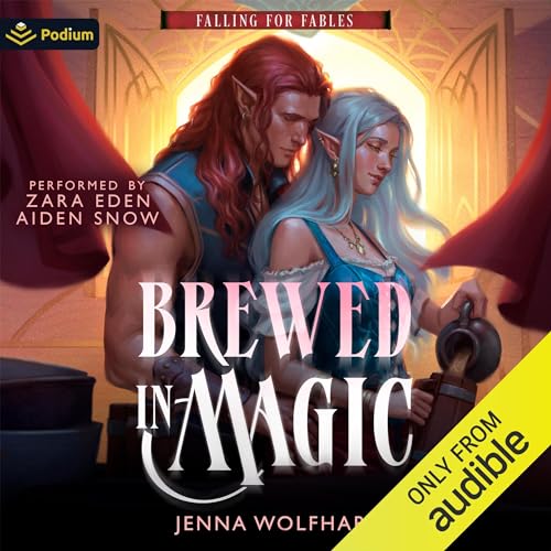 Brewed in Magic Audiolibro Por Jenna Wolfhart arte de portada